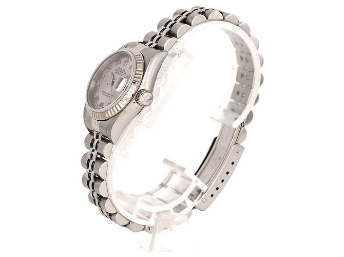 Rolex Datejust Edelstahl x Weißgold Braun - Ansicht 2
