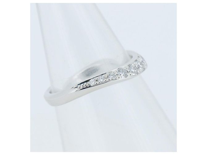 Autre Marque Proponere Tenelo Pt950 Diamond Ring Silber - Ansicht 2