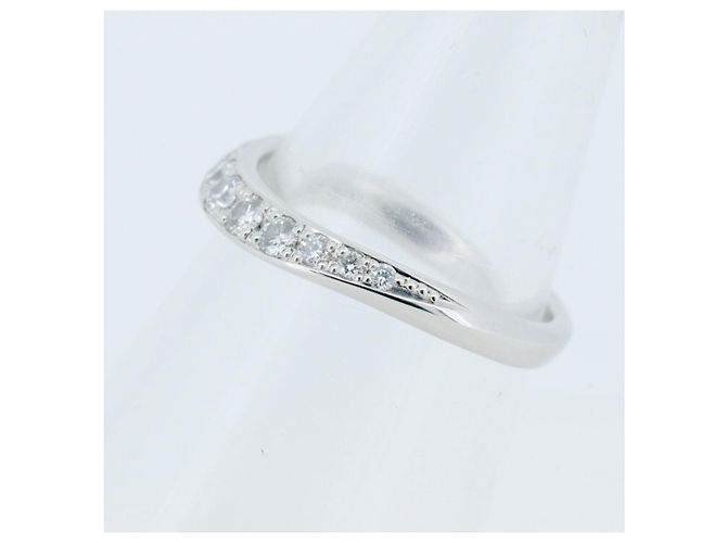 Autre Marque Proponere Tenelo Pt950 Diamond Ring Silber - Ansicht 3