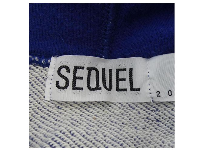 Autre Marque Moletom com capuz SEQUEL Azul - vista 4