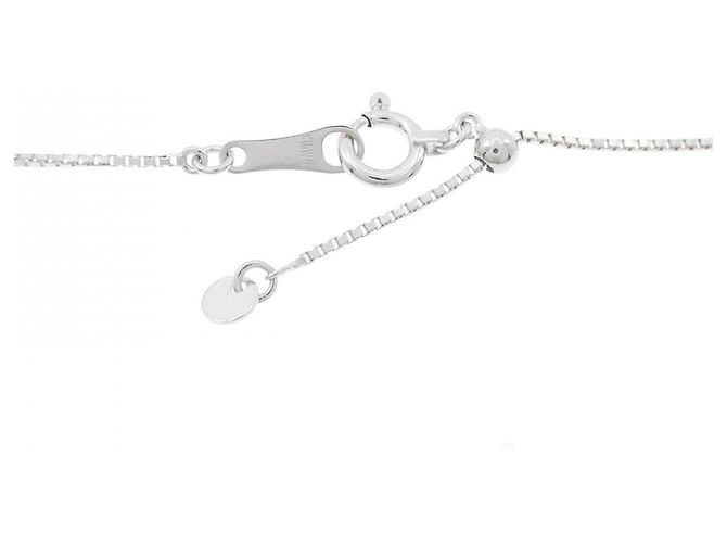 Autre Marque Collana in oro bianco Au750, tanzanite e diamante Argento - vista 5