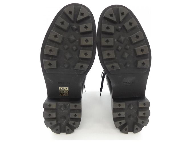 Hermès Botas de cuero Veaubox Hermes Negro - vista 4