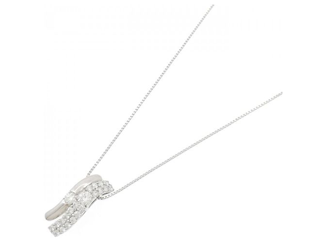 Autre Marque Collana in platino 950 e diamanti Ginza Tanaka Argento - vista 2