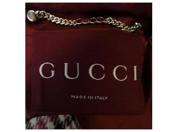Abrigo de lana Gucci Blanco Roja - vista 4