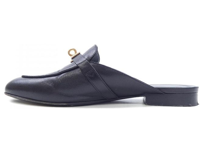 Sandali Hermès 212100Z Chevre Nero - vista 2