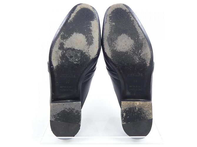 Sandali Hermès 212100Z Chevre Nero - vista 4