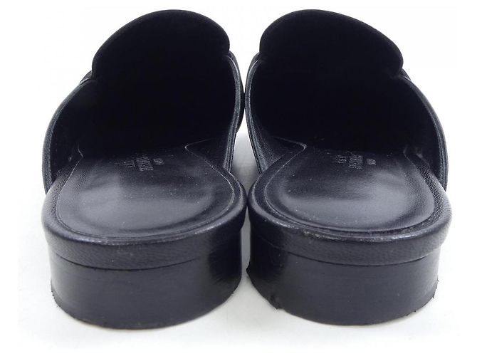 Sandali Hermès 212100Z Chevre Nero - vista 5