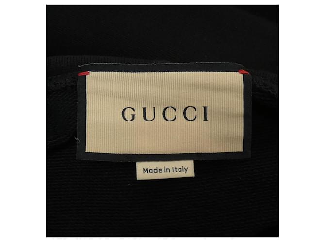 Sudadera con capucha de algodón Gucci Negro - vista 4