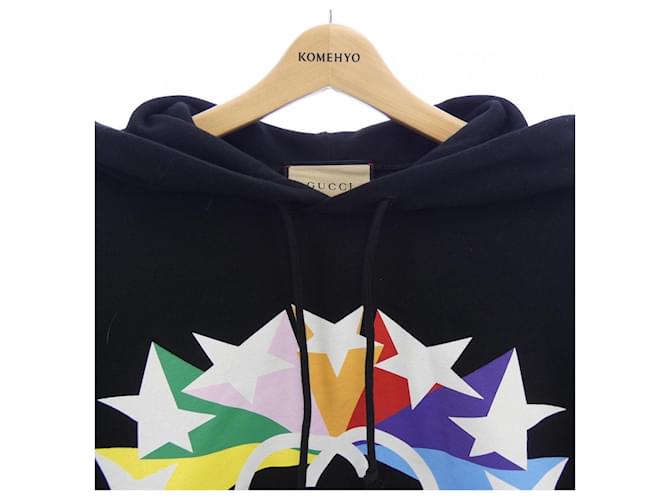Sudadera con capucha de algodón Gucci Negro - vista 5