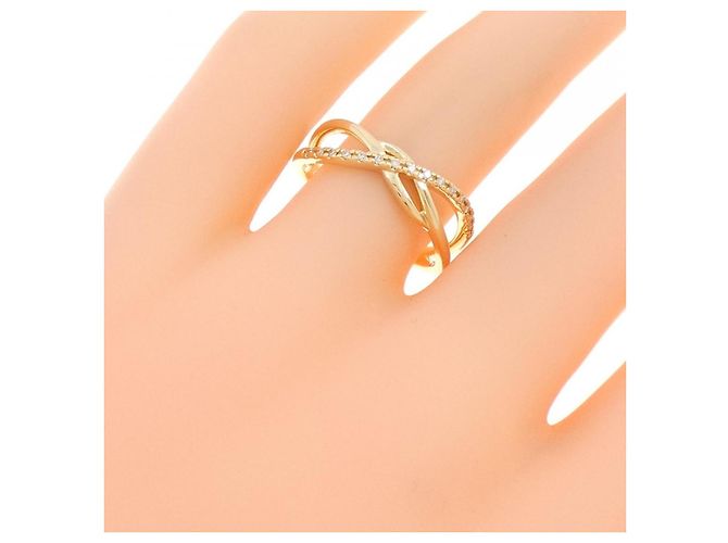 Autre Marque 4℃ Au750 Diamantring Golden - Ansicht 5