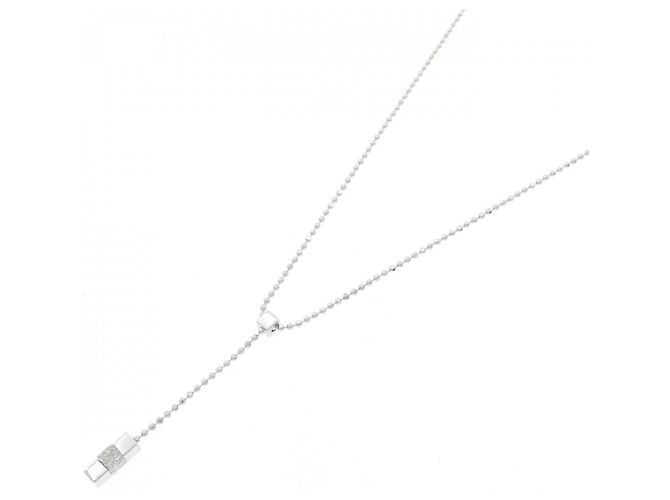 Autre Marque Collana in oro bianco Au750 Argento - vista 2