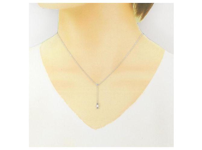 Autre Marque Collana in oro bianco Au750 Argento - vista 6