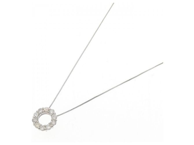 Autre Marque Collana in platino e diamanti Argento - vista 2