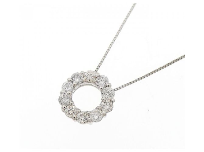 Autre Marque Collana in platino e diamanti Argento - vista 3
