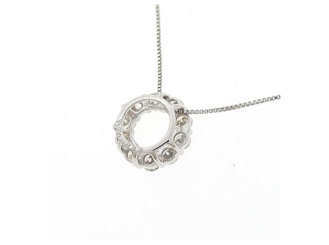 Autre Marque Collana in platino e diamanti Argento - vista 4