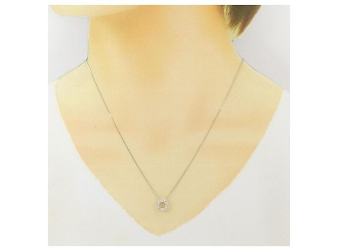 Autre Marque Collana in platino e diamanti Argento - vista 6