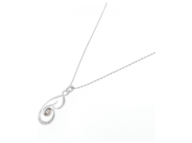 Autre Marque Collana con Diamanti Au750 Argento - vista 2