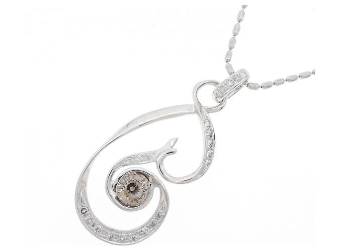 Autre Marque Collana con Diamanti Au750 Argento - vista 3