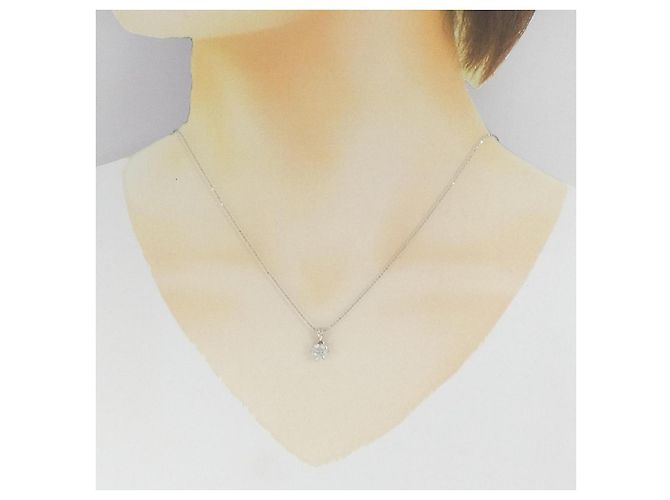 Autre Marque Collana in platino e diamanti Argento - vista 6