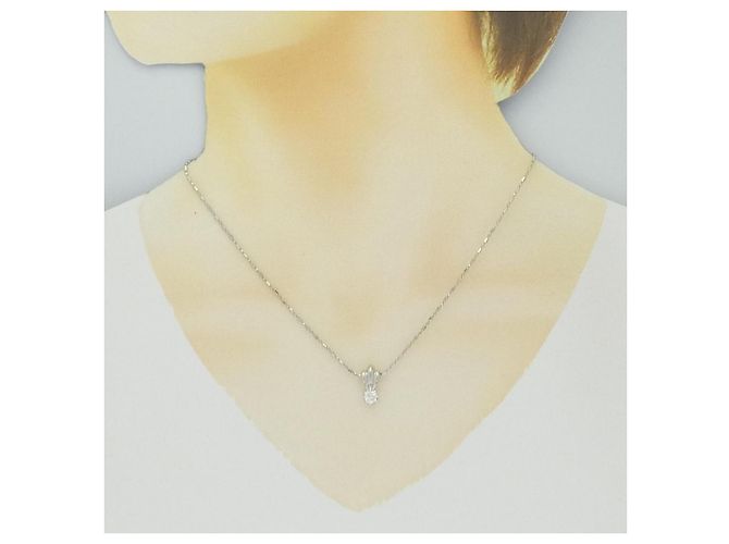 Autre Marque Collana in platino e diamanti Argento - vista 6