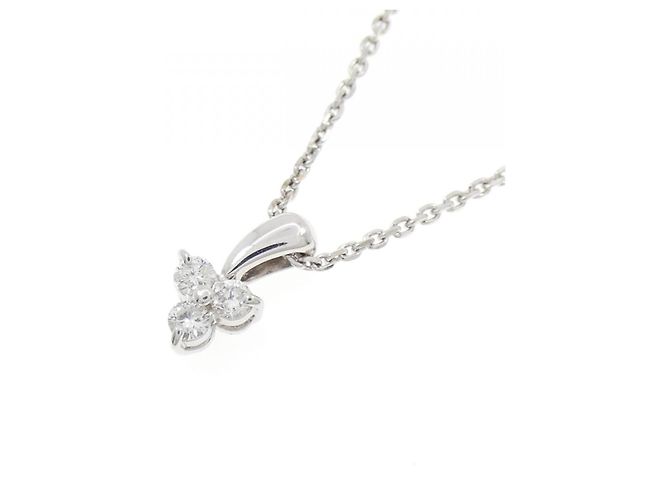 Autre Marque Collana in oro bianco 10K e diamanti Argento - vista 3