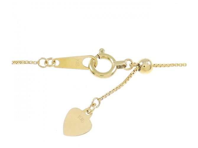 Autre Marque Collana con Croce e Diamante in Oro Rosa Au750 e Oro Giallo Au750 D'oro - vista 5