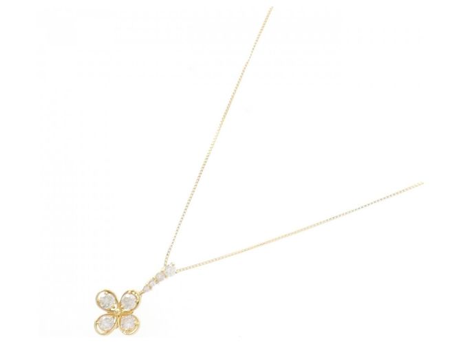 Autre Marque Collana Fiore in Diamanti Au750 D'oro - vista 2