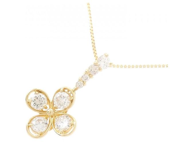 Autre Marque Collana Fiore in Diamanti Au750 D'oro - vista 3
