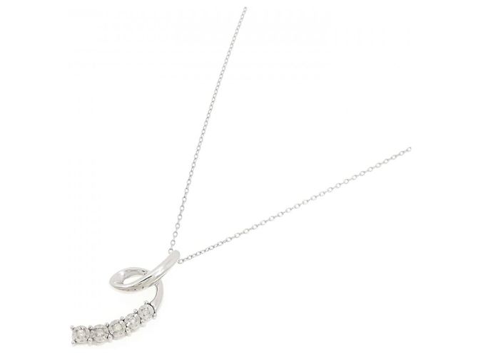 Autre Marque Collana in oro bianco 10K e diamanti Argento - vista 2