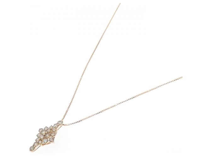 Autre Marque Collana con Diamanti Au750 Rosa - vista 2