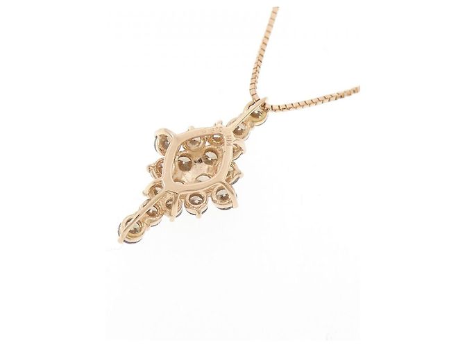 Autre Marque Collana con Diamanti Au750 Rosa - vista 4