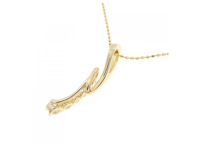 Autre Marque Collana con Diamanti Au750 D'oro - vista 4