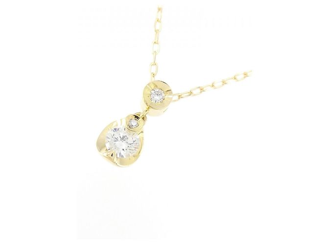 Autre Marque Collana con diamante Au750 D'oro - vista 3