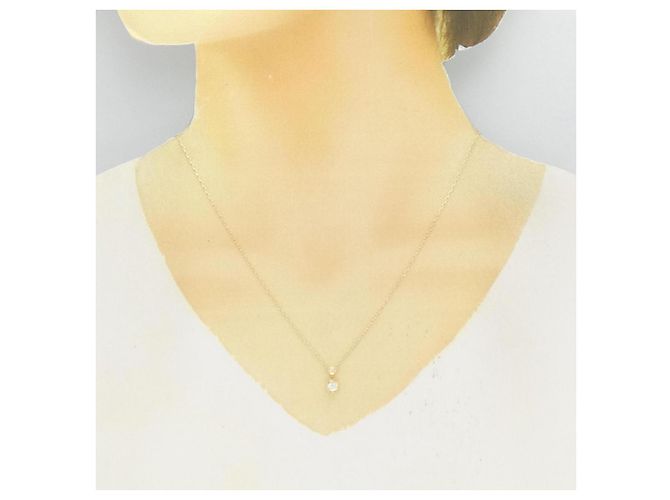 Autre Marque Collana con diamante Au750 D'oro - vista 6