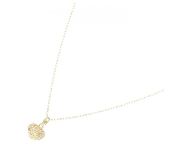 Autre Marque Colar de diamante Au750 Dourado - vista 2