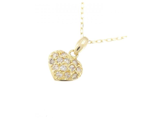 Autre Marque Colar de diamante Au750 Dourado - vista 3