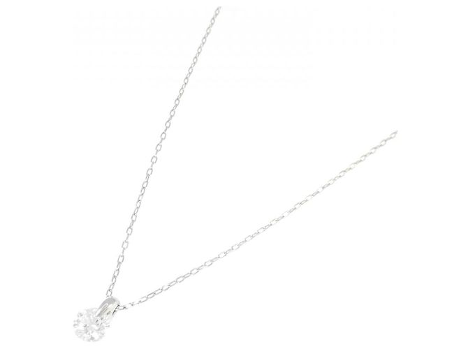 Autre Marque Collar de platino y diamantes Plata - vista 2
