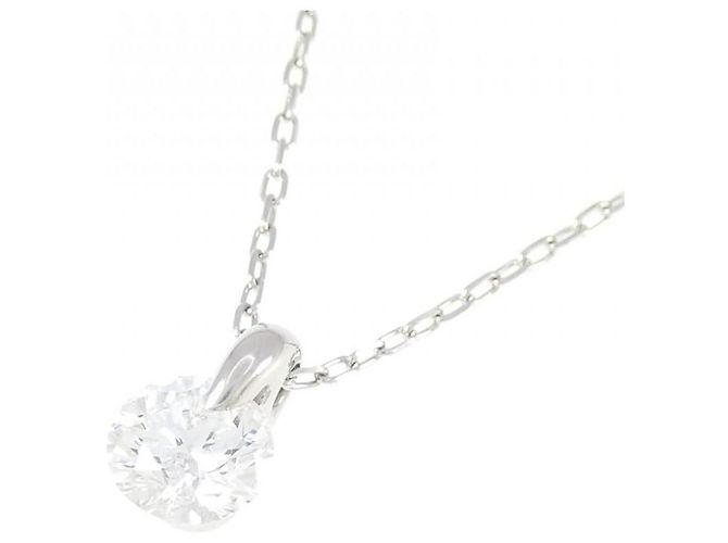 Autre Marque Collar de platino y diamantes Plata - vista 3
