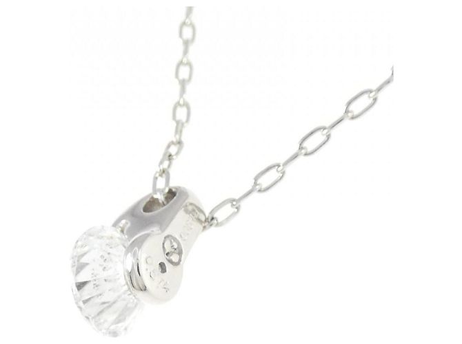 Autre Marque Collar de platino y diamantes Plata - vista 4