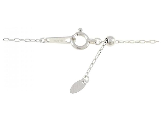 Autre Marque Collar de platino y diamantes Plata - vista 5
