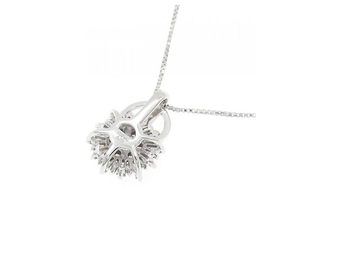 Autre Marque Collana in oro bianco Au750 e diamanti Argento - vista 4
