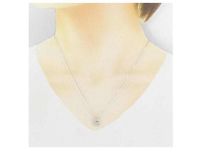 Autre Marque Collana in oro bianco Au750 e diamanti Argento - vista 6