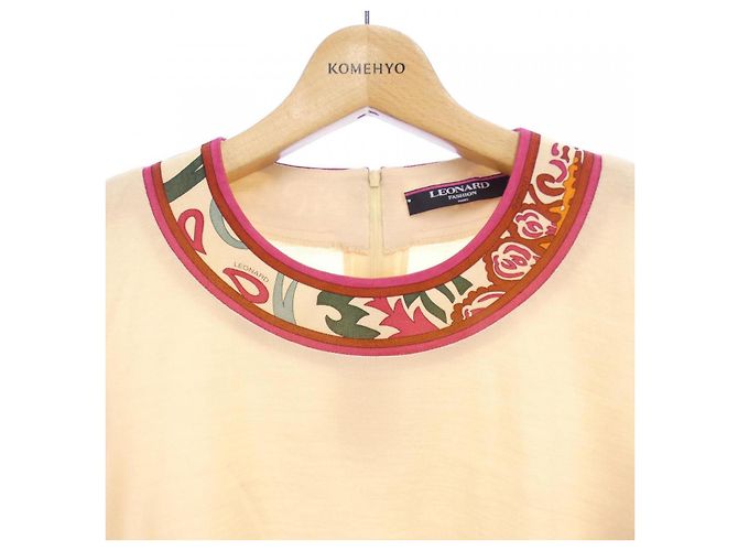 Top LEONARD FASHION Beige - vista 5