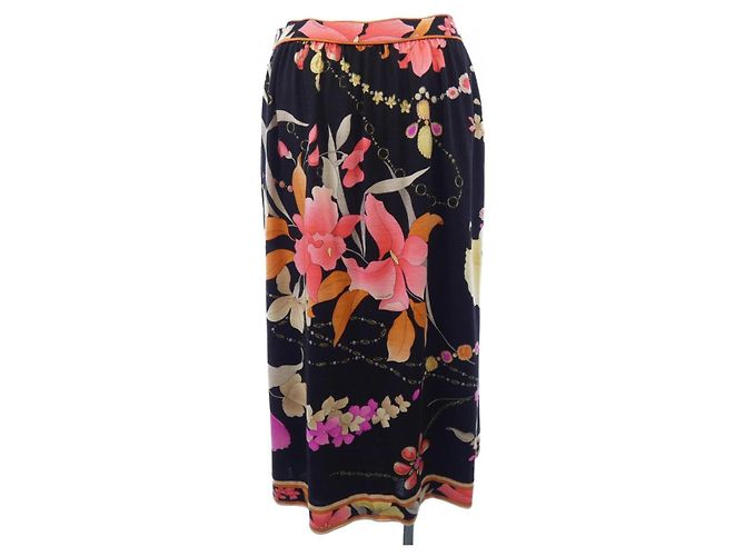 Falda LEONARD FASHION Negro Roja Beige - vista 2