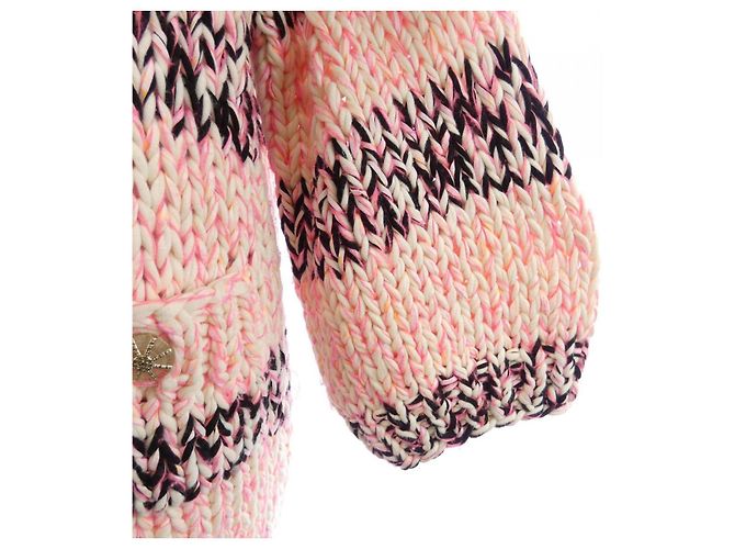 Timeless Cardigan Chanel Negro Rosa Blanco - vista 7