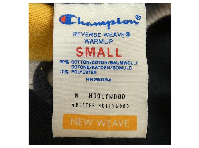 Autre Marque N.HOOLYWOOD CHAMPION Hoodie Schwarz - Ansicht 3