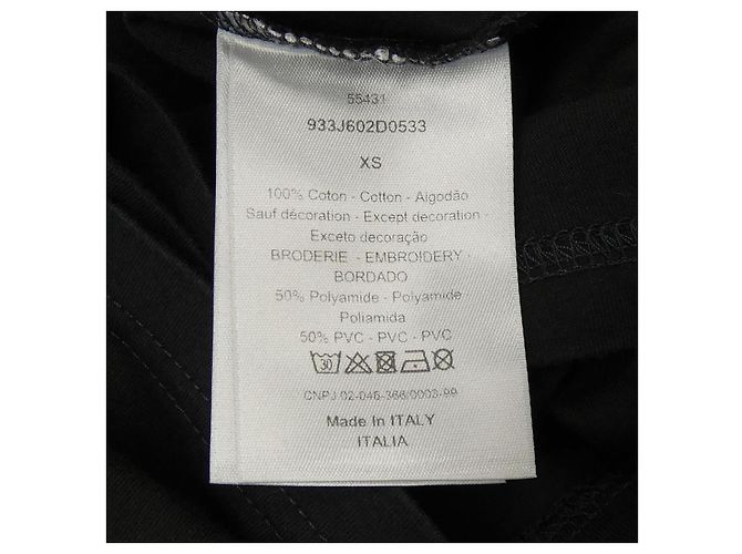 Camiseta de algodão Dior Preto - vista 3