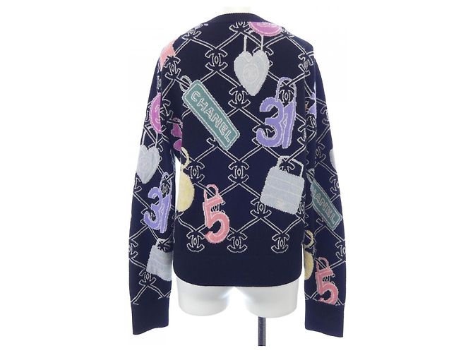 Timeless Chanel P72298K10398 Punto de cachemira Negro - vista 2