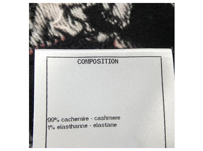 Timeless Chanel P72298K10398 Punto de cachemira Negro - vista 3