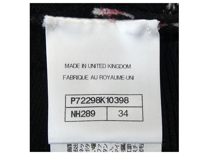 Timeless Chanel P72298K10398 Punto de cachemira Negro - vista 4